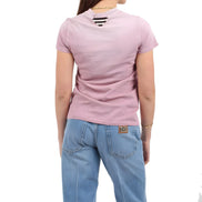 T-shirt en coton multicolore Prada