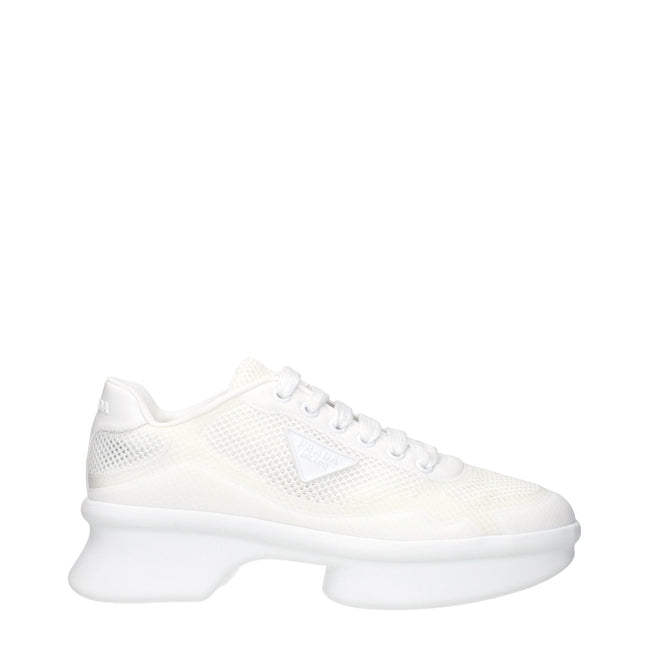 Prada White Athletic Sneakers