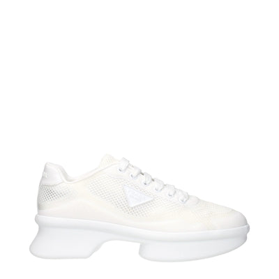 Prada White Athletic Sneakers