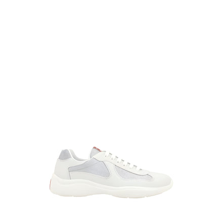 Prada White Low Top Sneakers