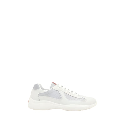 Prada White Low Top Sneakers