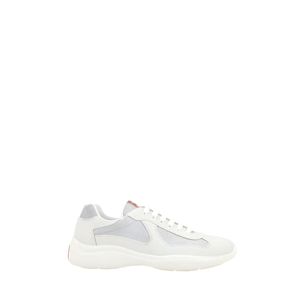 Prada White Low Top Sneakers