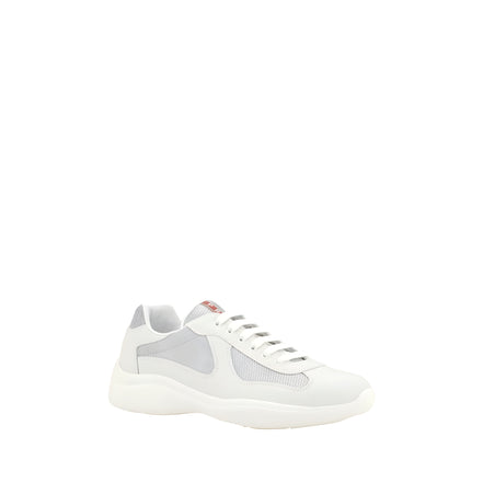 Prada White Low Top Sneakers