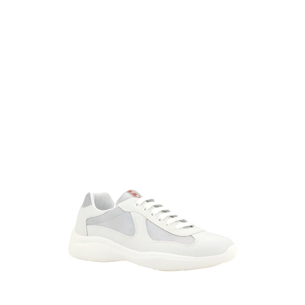 Prada White Low Top Sneakers