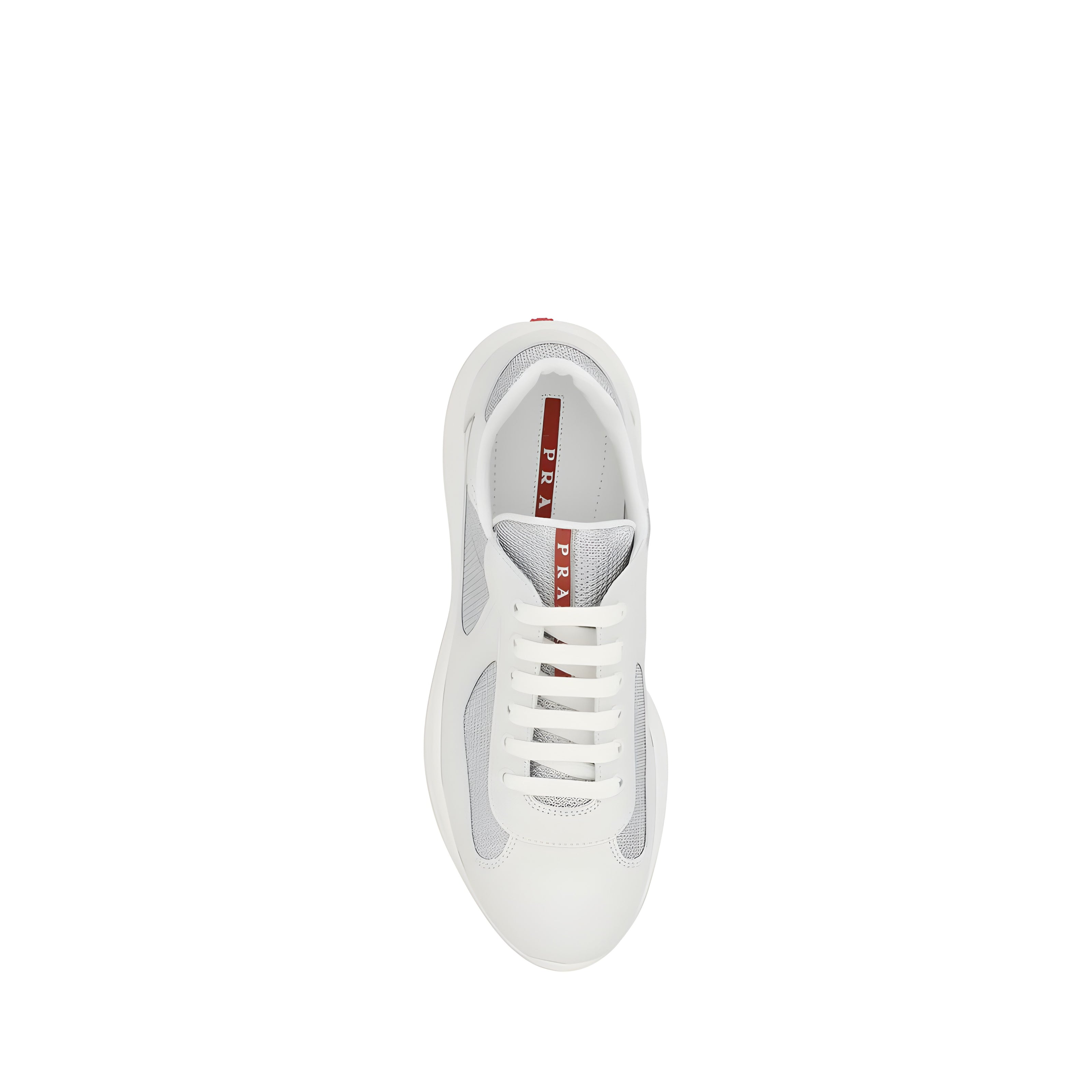 Prada White Low Top Sneakers