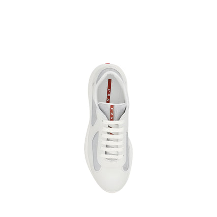 Prada White Low Top Sneakers