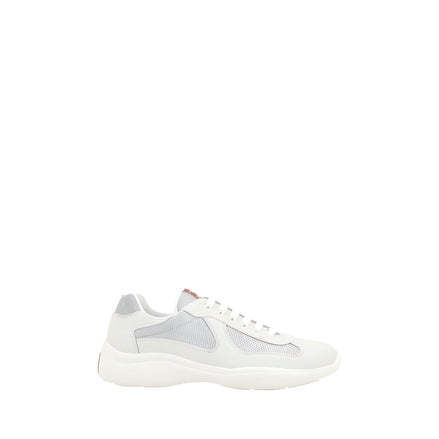 Prada White Low Top Sneakers