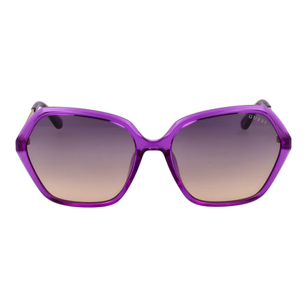 Lunettes de soleil Guess en plastique violet