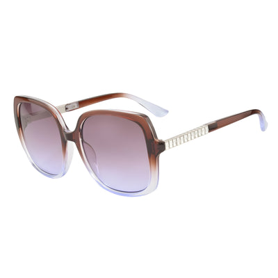 Lunettes de soleil en résine violette Guess