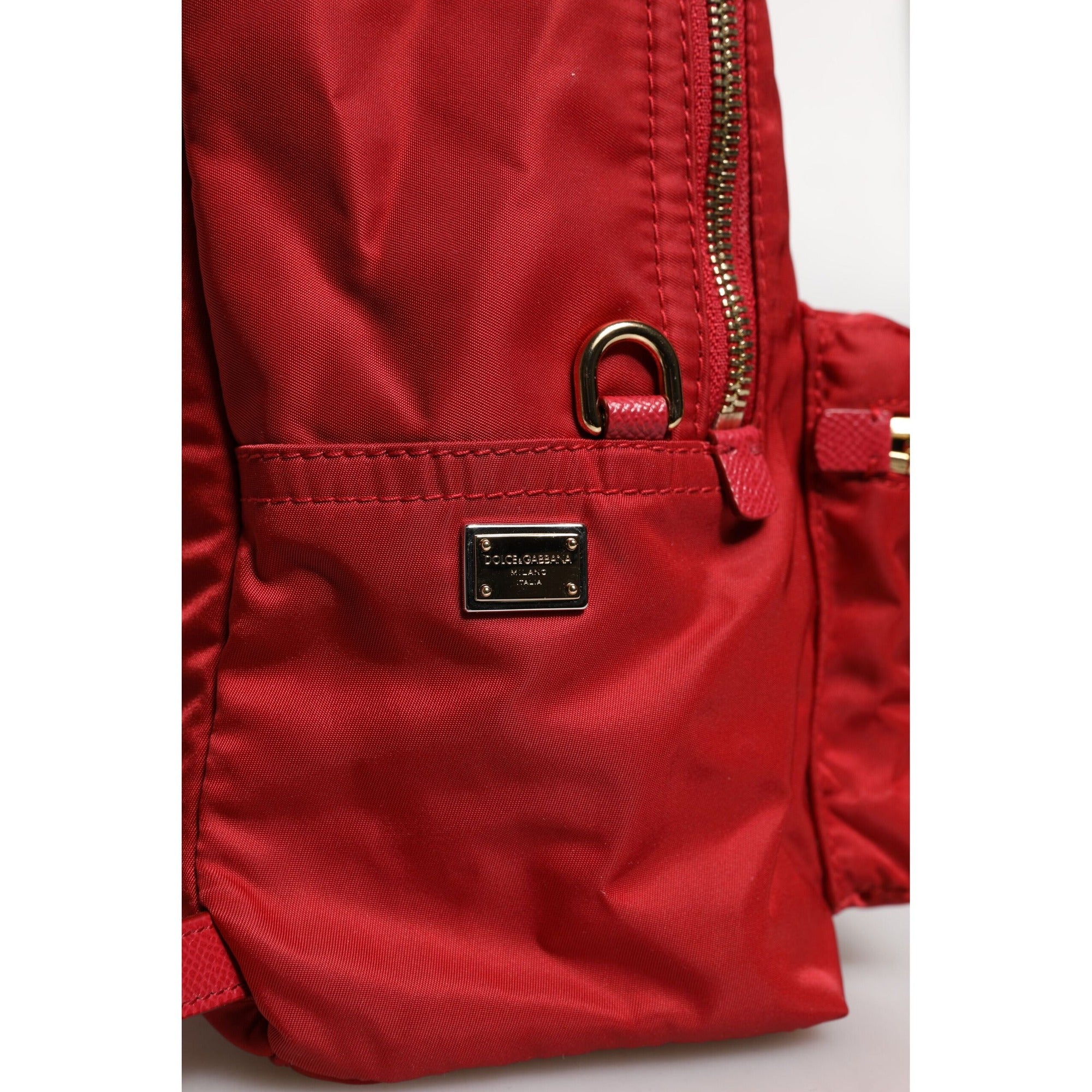Sac à dos Dolce & Gabbana Rouge #DGFAMILY VULCANO Embelli