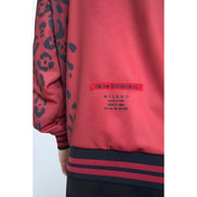 Bomber Dolce & Gabbana en polyester léopard rouge à fermeture éclair intégrale