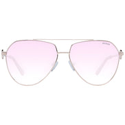 Lunettes de soleil Guess en métal or rose