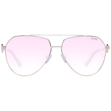 Lunettes de soleil Guess en métal or rose
