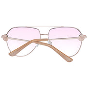 Lunettes de soleil Guess en métal or rose
