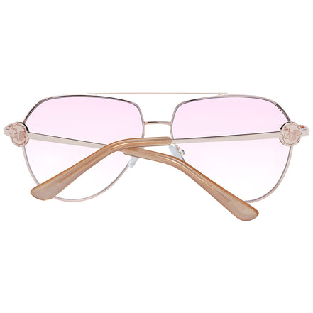 Lunettes de soleil Guess en métal or rose