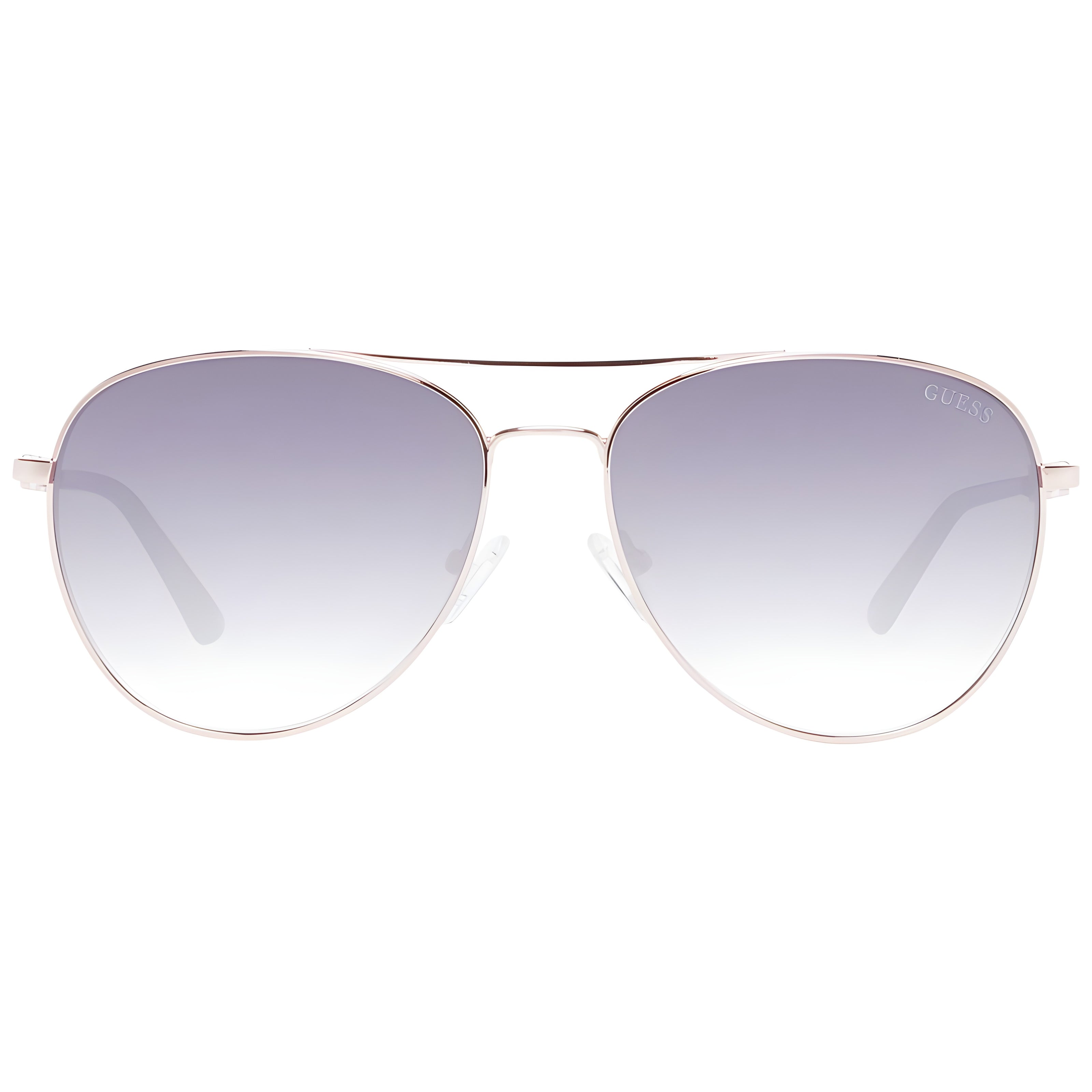 Lunettes de soleil Guess en métal or rose