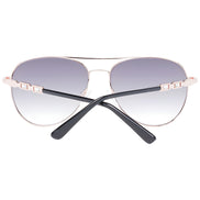 Lunettes de soleil Guess en métal or rose