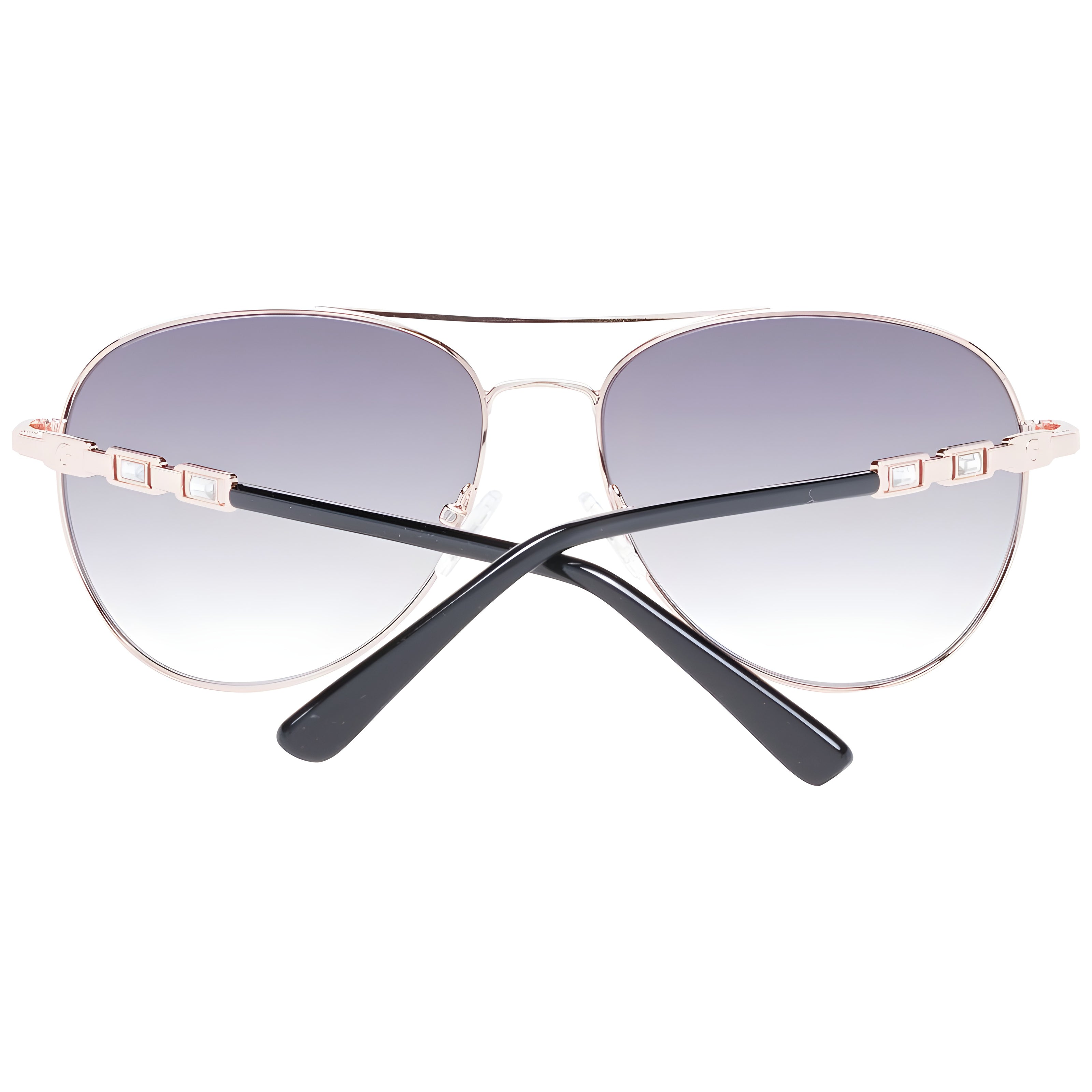 Lunettes de soleil Guess en métal or rose