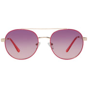 Lunettes de soleil Guess en métal or rose