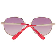 Lunettes de soleil Guess en métal or rose