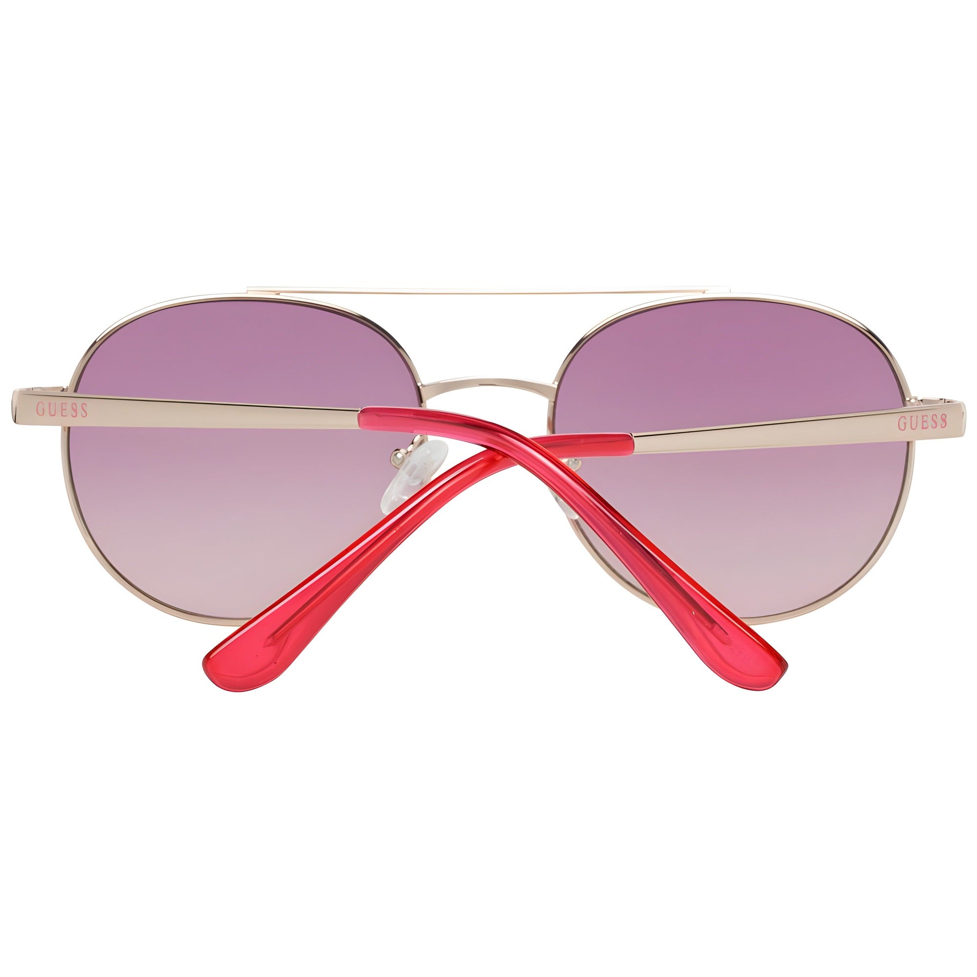 Lunettes de soleil Guess en métal or rose