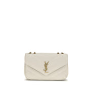 Saint Laurent Beige Leather Shoulder Bag