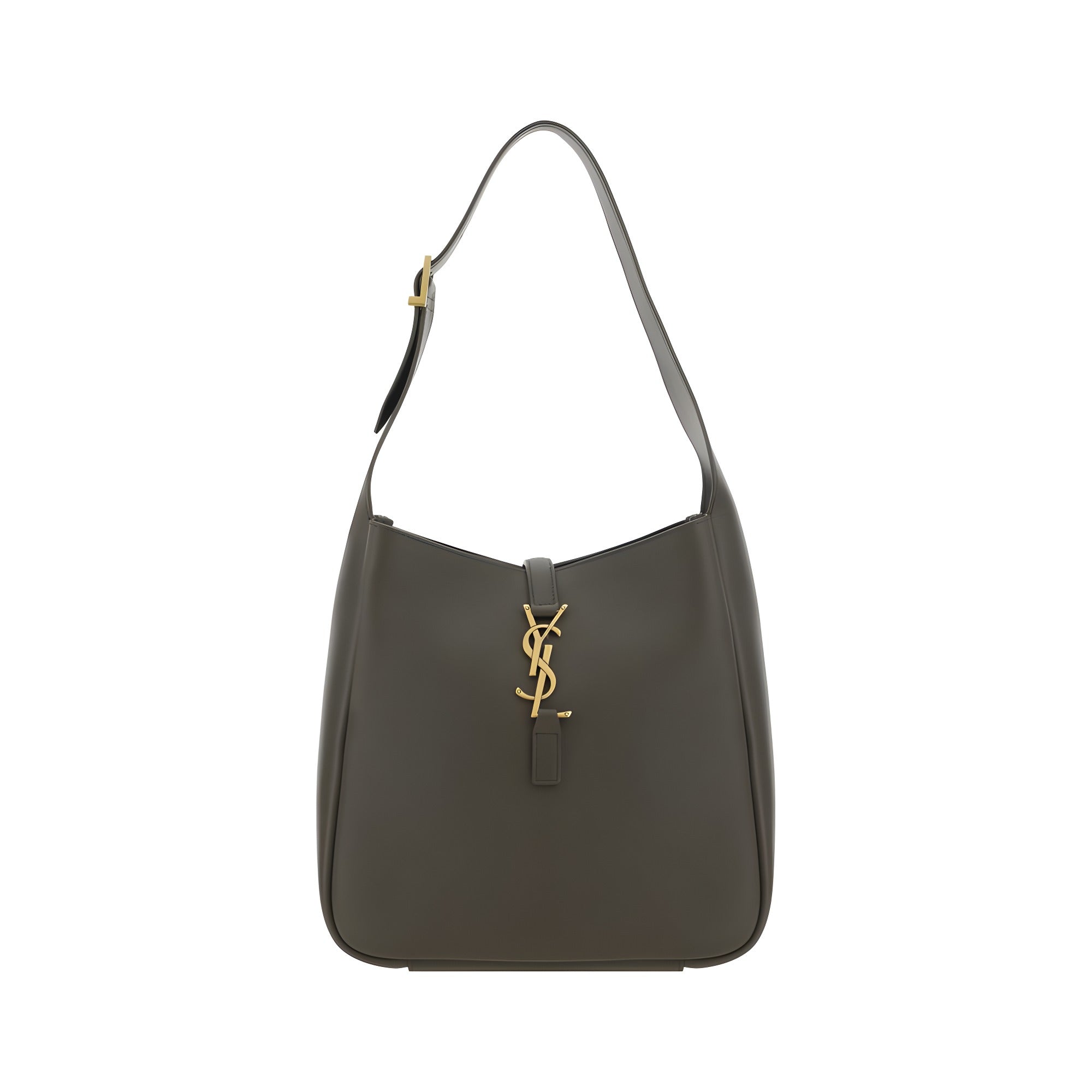 Saint Laurent Bicolor Calf Leather Shoulder Bag