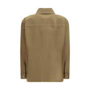 Saint Laurent Bicolor Cotton Denim Jacket