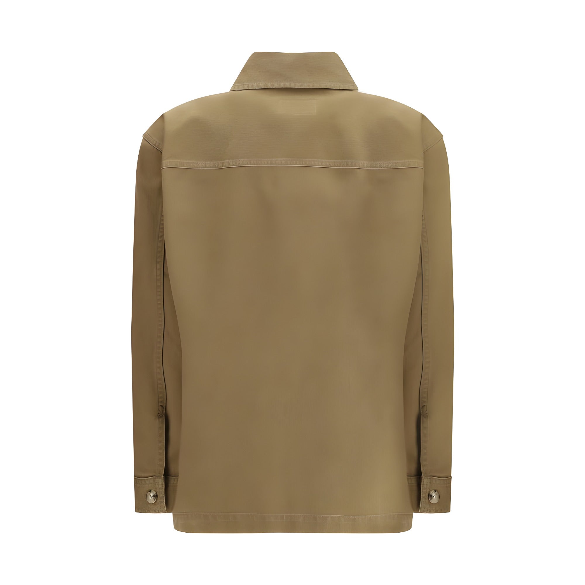 Saint Laurent Bicolor Cotton Denim Jacket