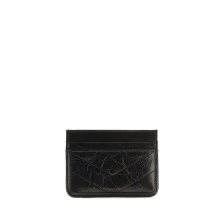 Saint Laurent Black Calf Leather Card Holder