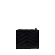 Saint Laurent Black Calf Leather Wallet