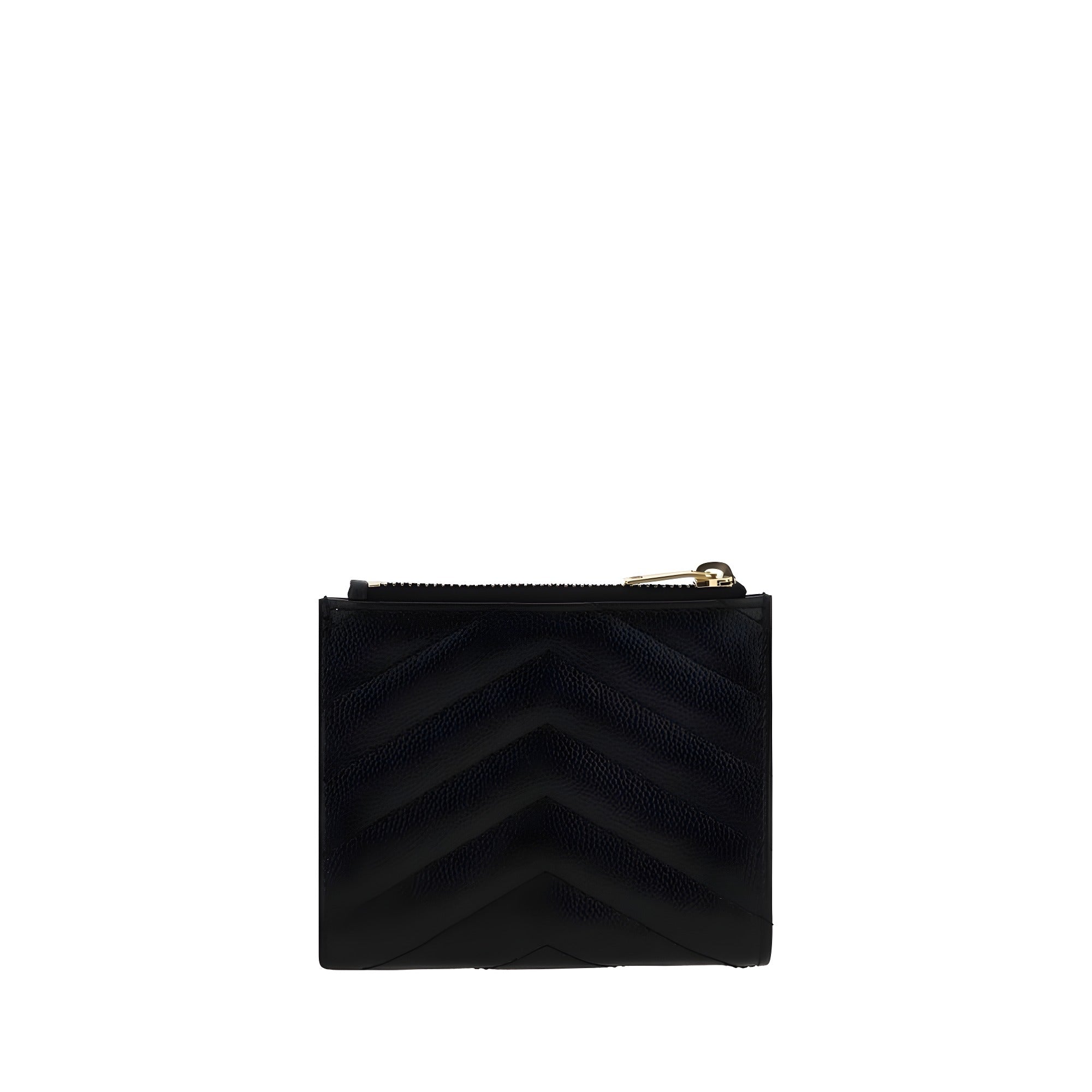 Saint Laurent Black Calf Leather Wallet