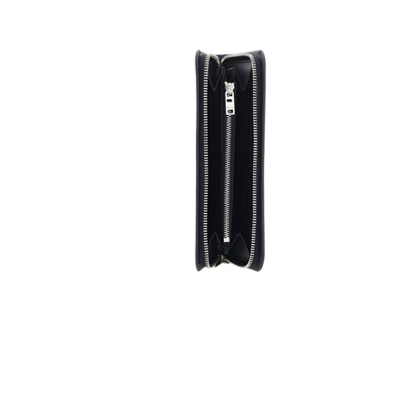 Saint Laurent Black Calf Leather Wallet