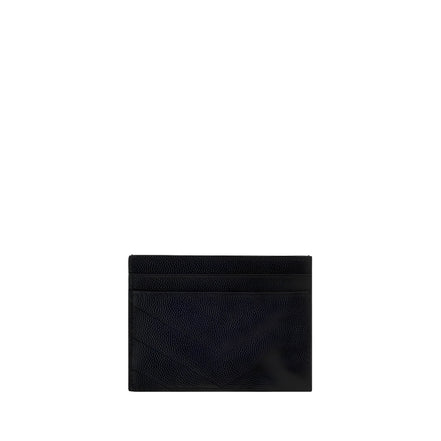 Saint Laurent Black Calf Leather Bos Taurus Wallet