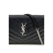 Saint Laurent Black Calf Leather Wallet