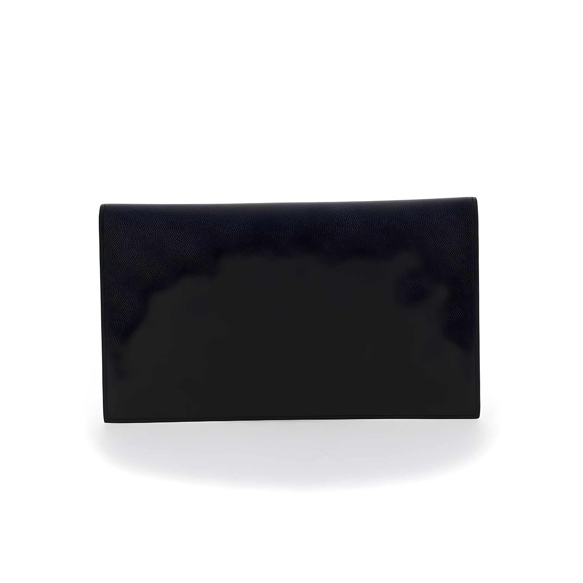 Saint Laurent Black Calf Leather Clutch Bag