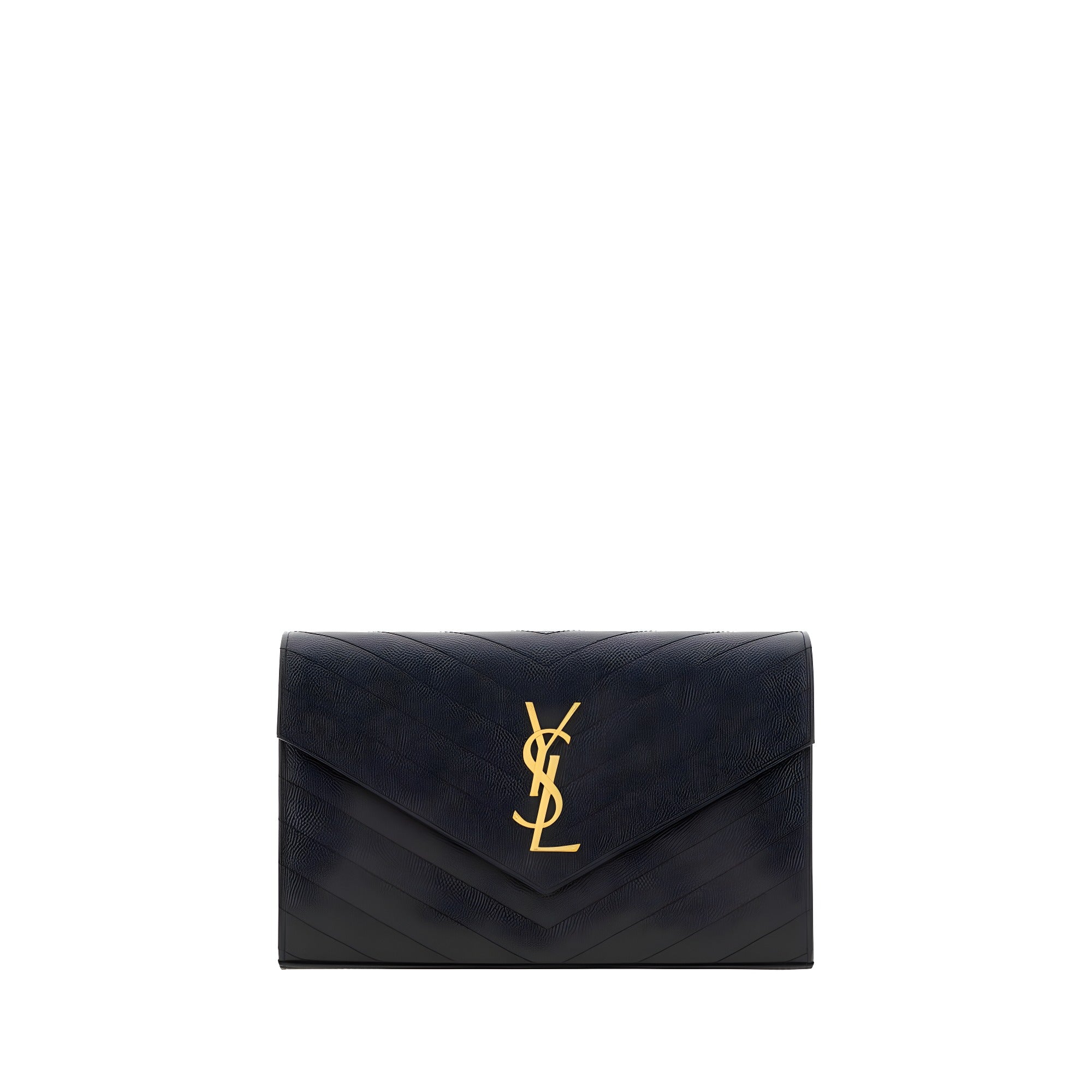 Saint Laurent Black Calf Leather Shoulder Bag