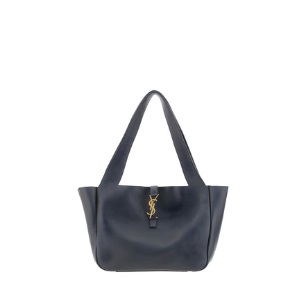 Saint Laurent Black Calf Leather Shoulder Bag