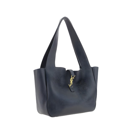 Saint Laurent Black Calf Leather Shoulder Bag