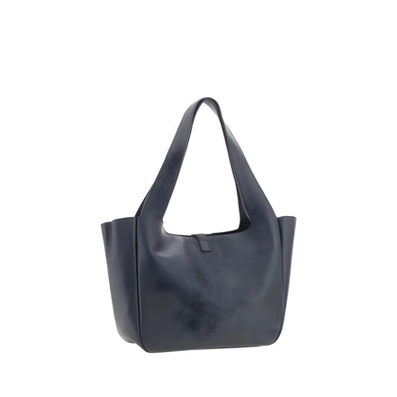 Saint Laurent Black Calf Leather Shoulder Bag