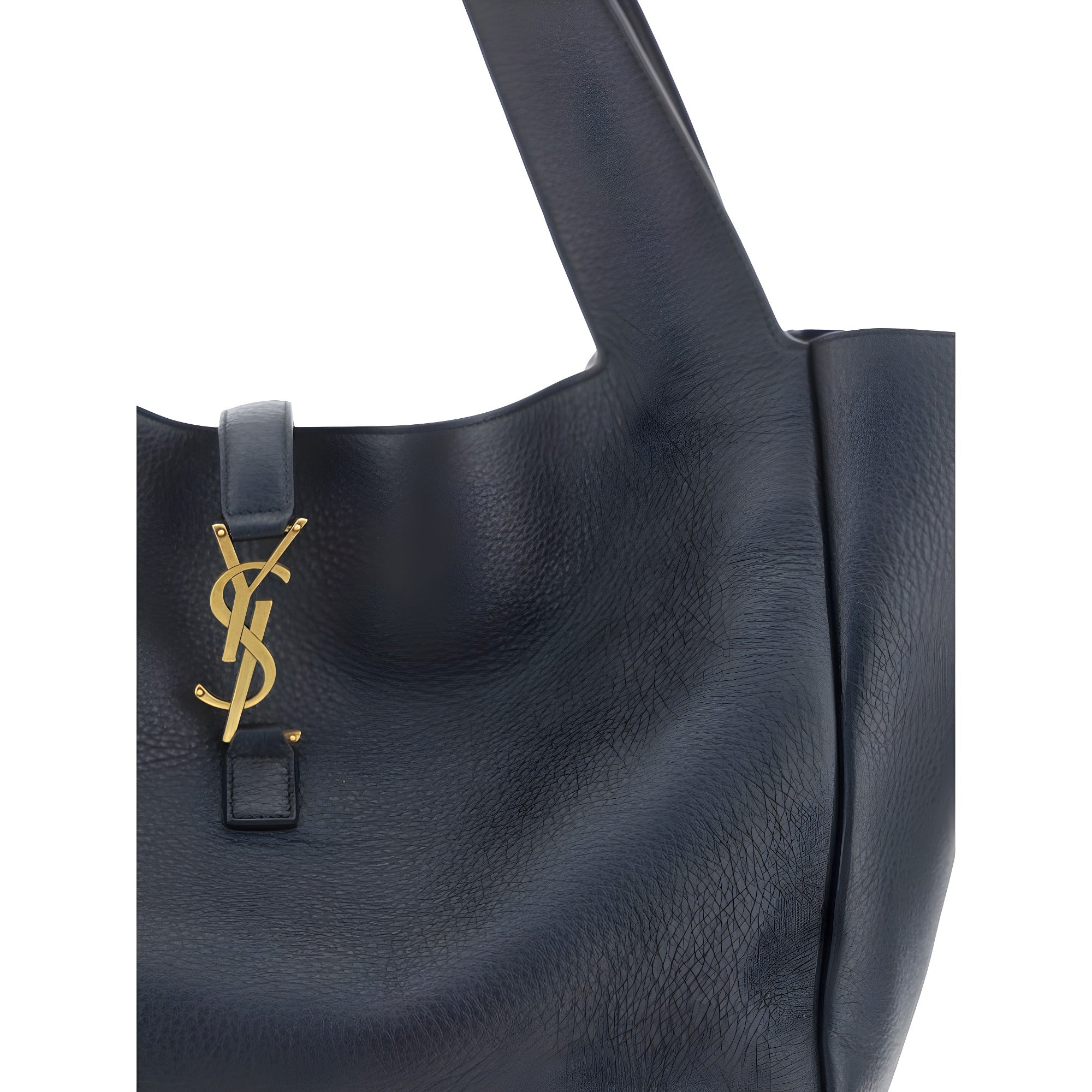 Saint Laurent Black Calf Leather Shoulder Bag