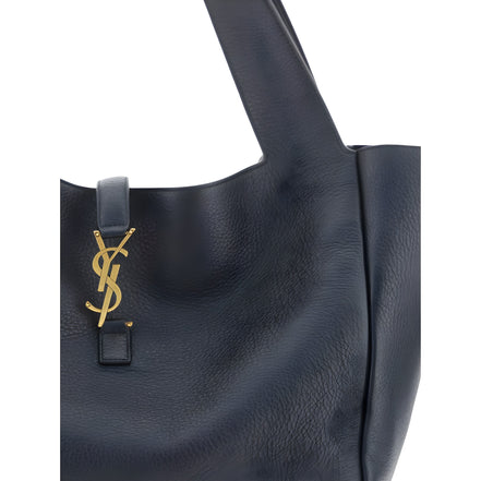 Saint Laurent Black Calf Leather Shoulder Bag