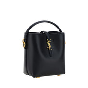 Saint Laurent Black Calf Leather Shoulder Bag