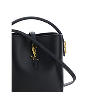 Saint Laurent Black Calf Leather Shoulder Bag