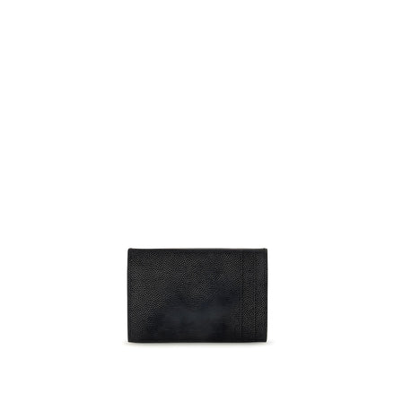 Saint Laurent Black Calf Leather Wallet