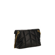 Saint Laurent Black Lamb Leather Shoulder Bag