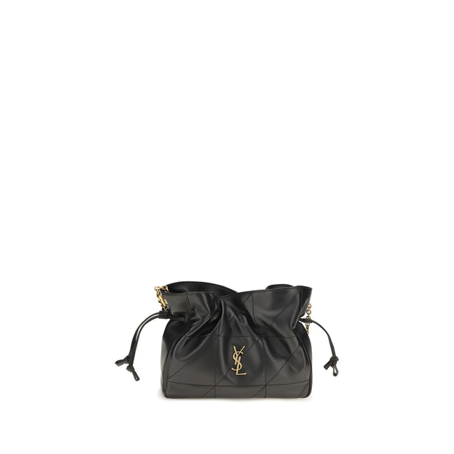 Saint Laurent Black Lambskin Pouch