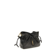 Saint Laurent Black Lambskin Pouch