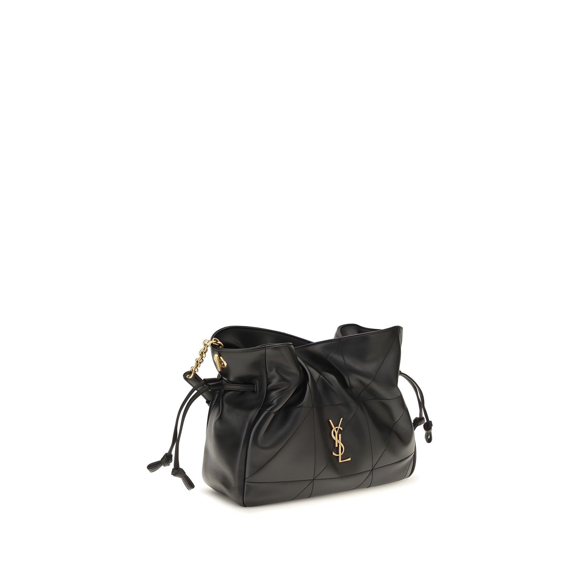 Saint Laurent Black Lambskin Pouch