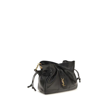 Saint Laurent Black Lambskin Pouch